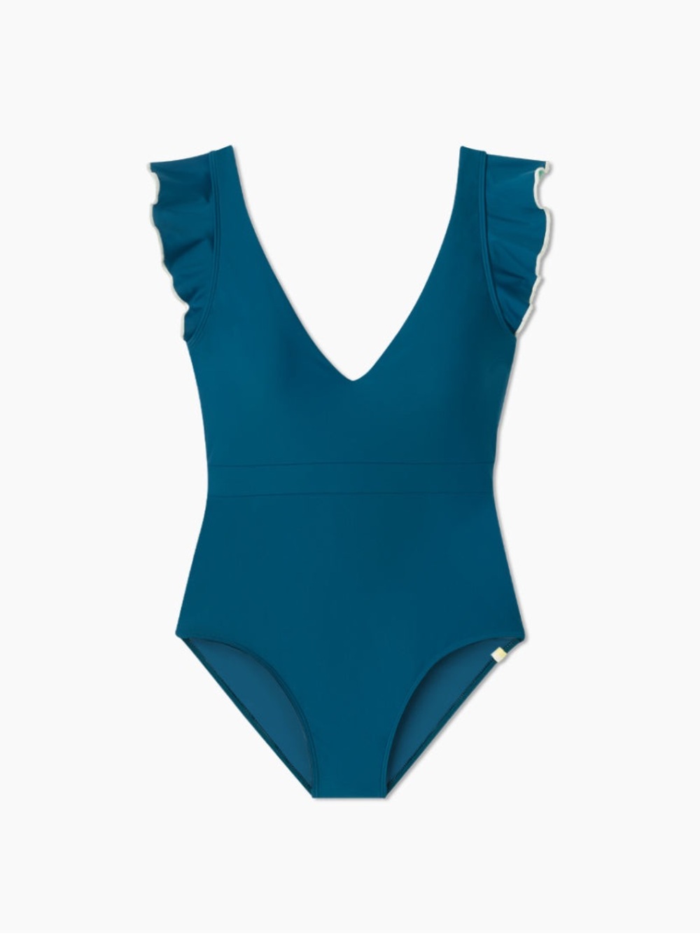 NWT Summersalt Long Torso Ruffle Backflip One Piece Swimsuit, Size 8